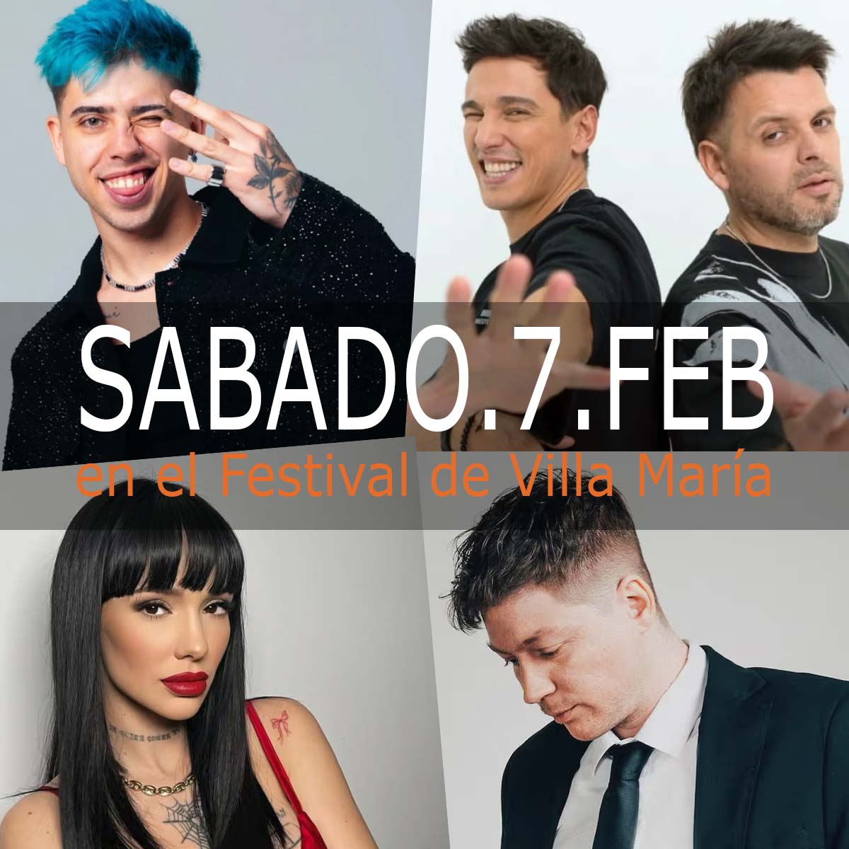 Festival de Villa María 2026 - Sábado 2026-02-07