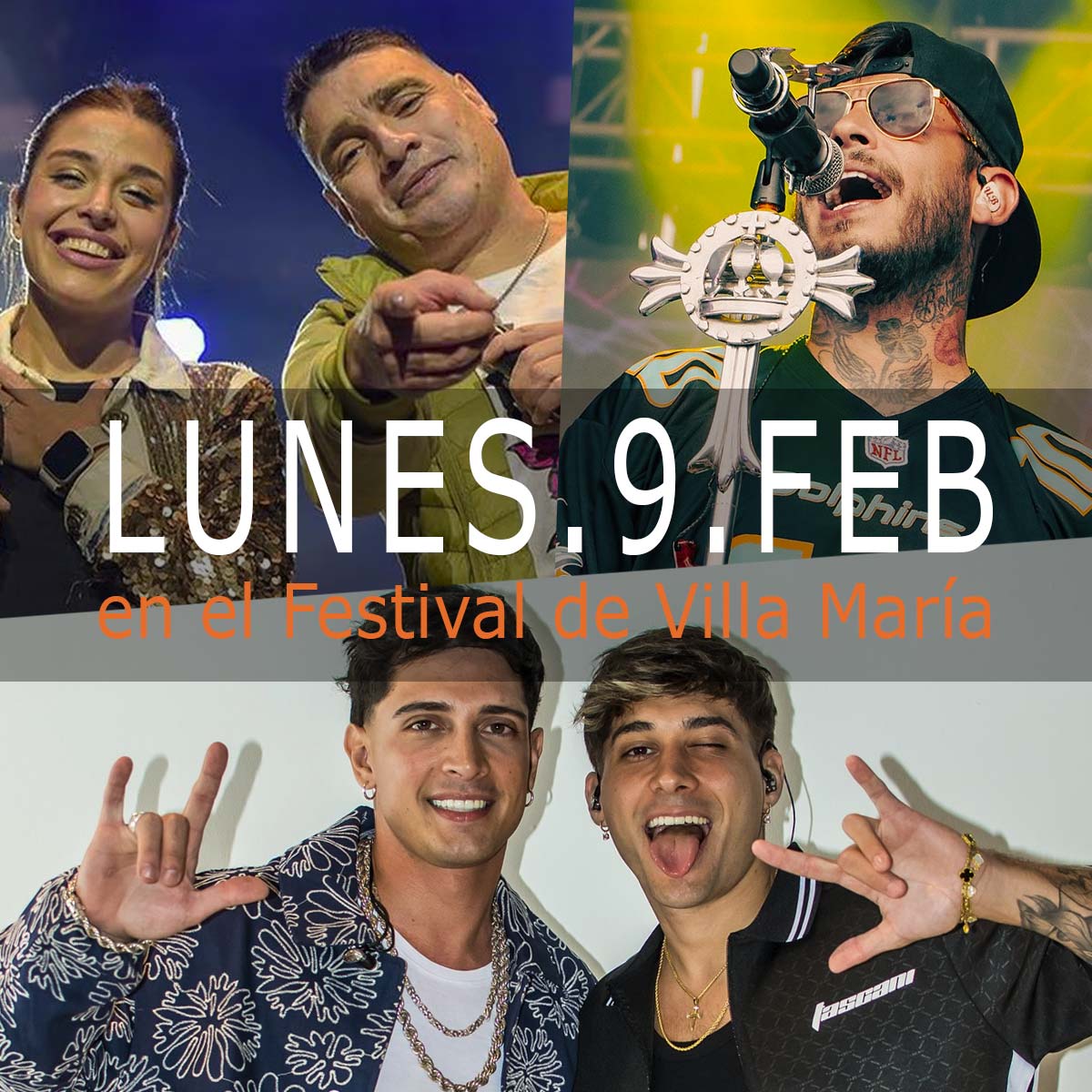 Festival de Villa María 2026 - Lunes 2026-02-09